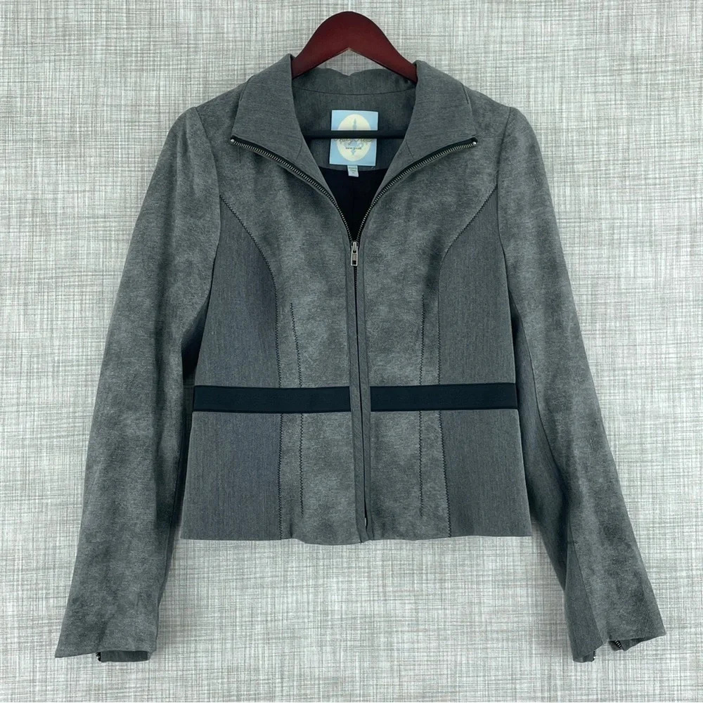 Tracy Reese new york Womens Size 10 full zip crop jacket 0054